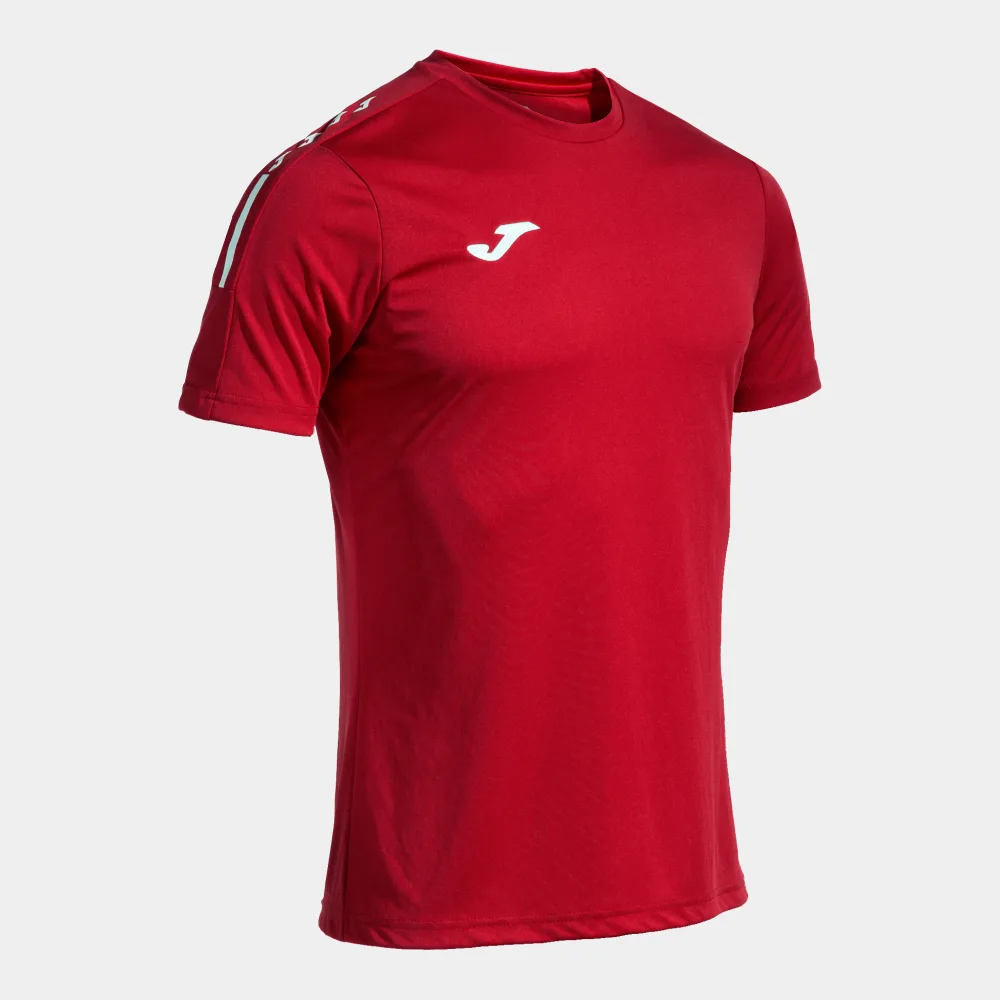 Olimpiada Shirt — Rot in Rot, Schrägansicht