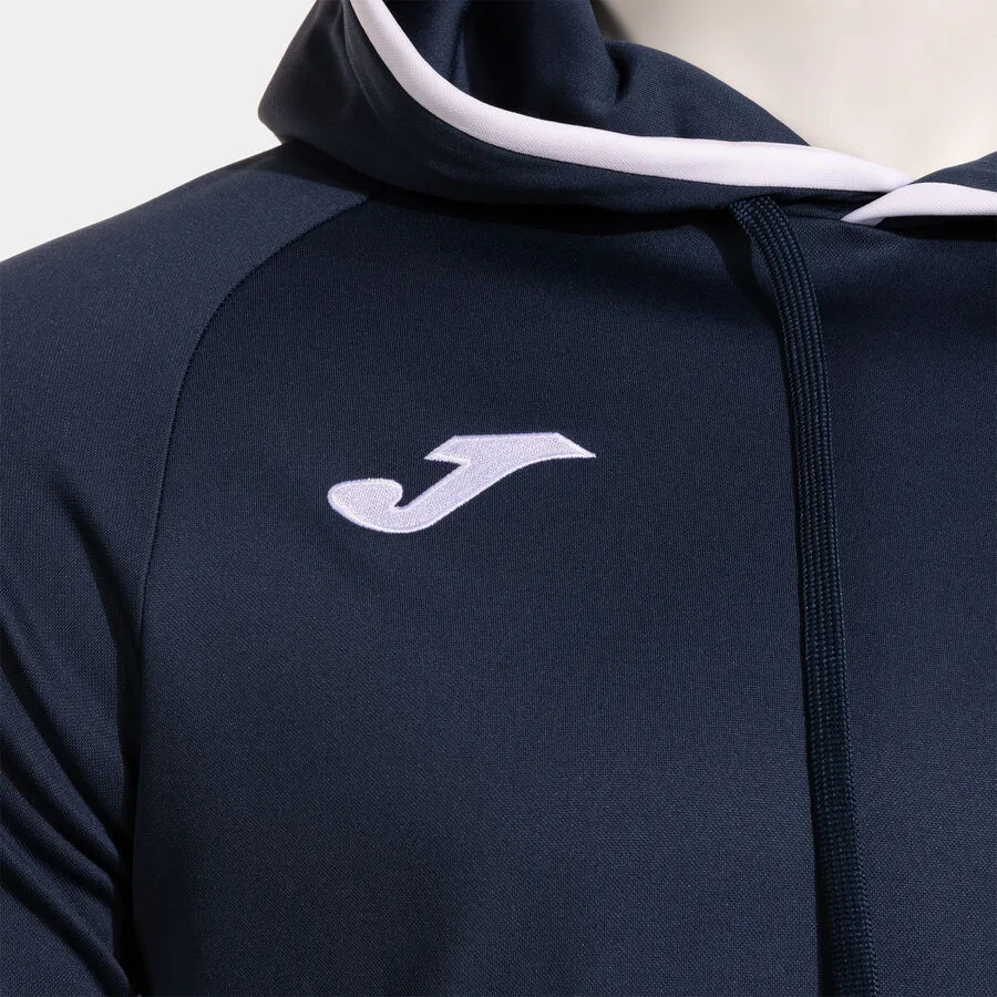 Combi Premium Hoodie — Marineblau-Weiss in Marineblau-Weiß, Detailansicht