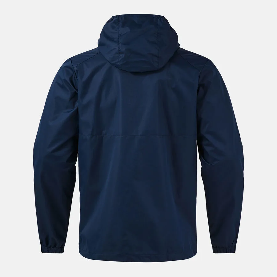 Trivor II Regenjacke — Marineblau in Marineblau, Rückansicht