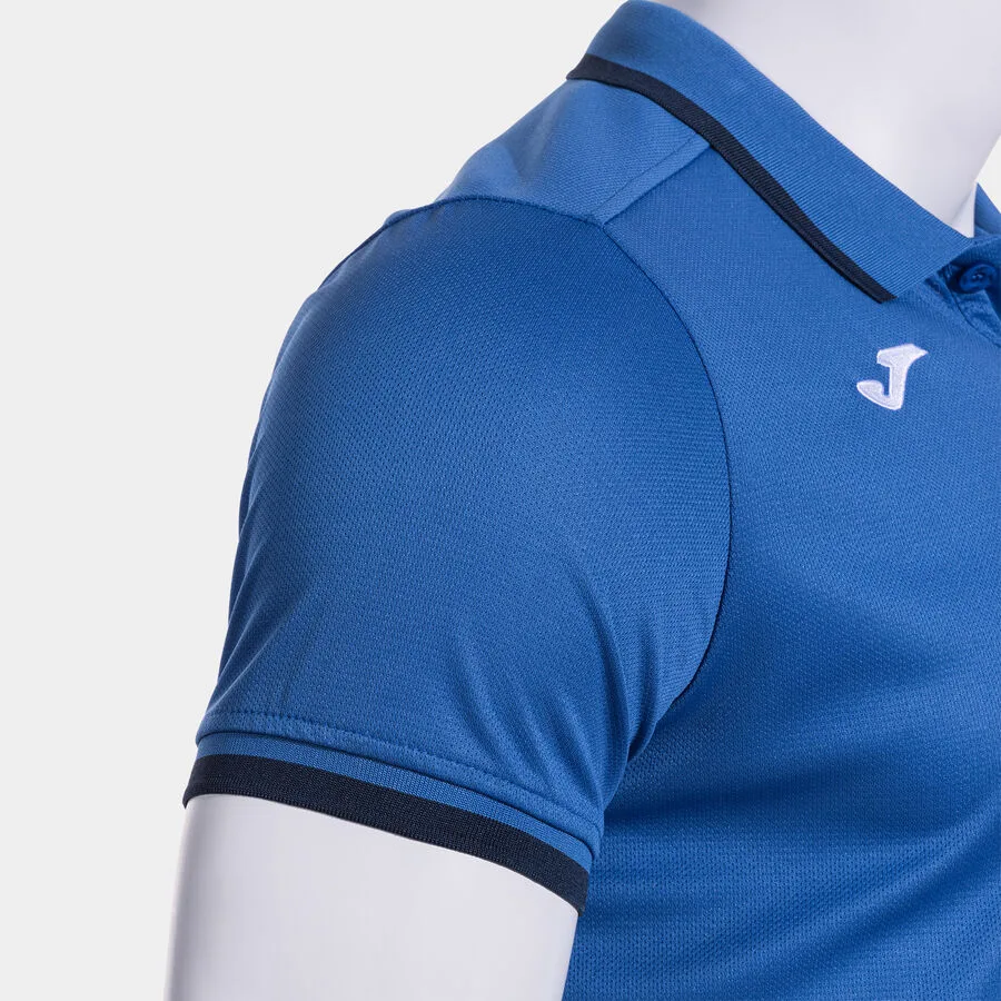 Combi Premium Polo — Royalblau-Marineblau in Royalblau-Marineblau, Detailansicht