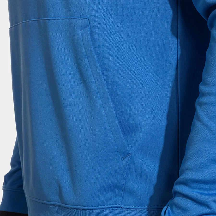 COMBI PREMIUM HOODIE — ROYALBLAU-MARINEBLAU in Royalblau-Marineblau, Detailansicht