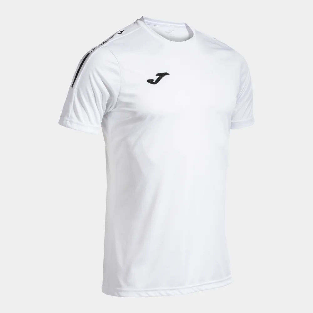 Olimpiada Shirt — Weiss in Weiß, Schrägansicht