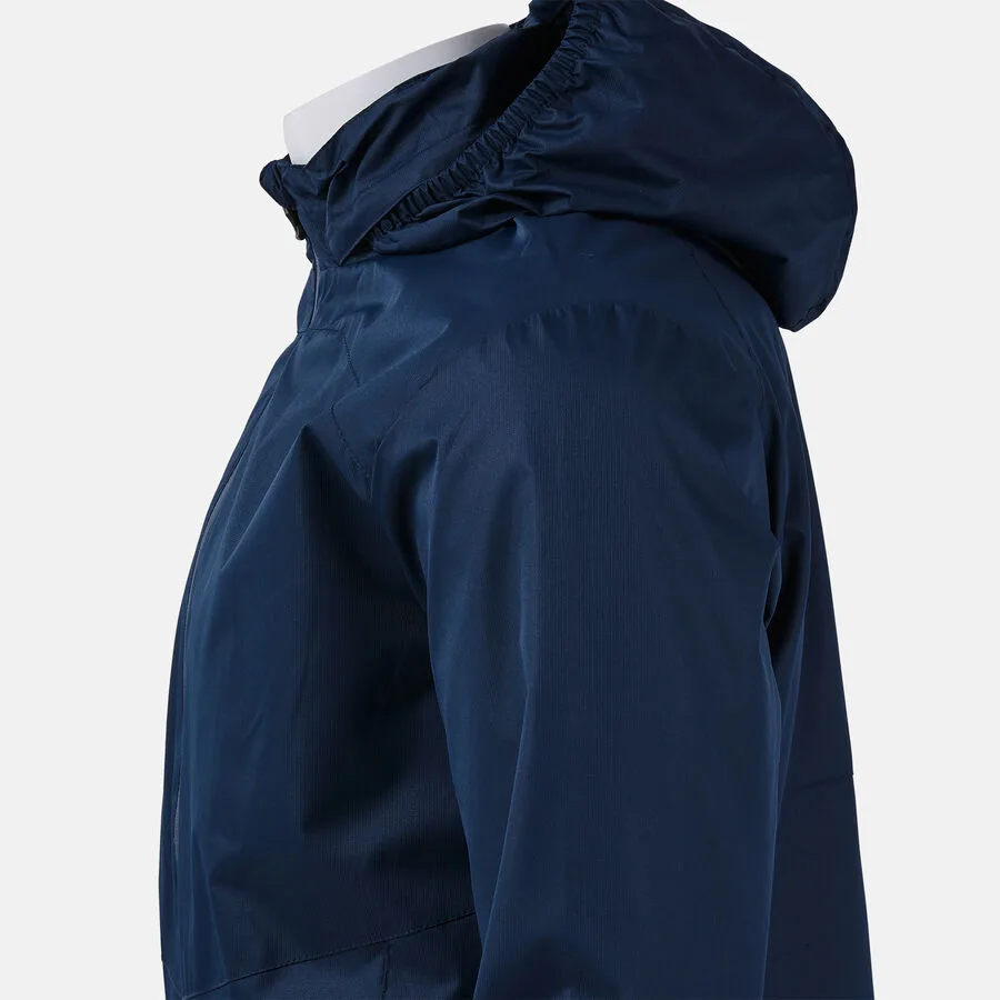 Trivor II Regenjacke — Marineblau in Marineblau, Seitenansicht