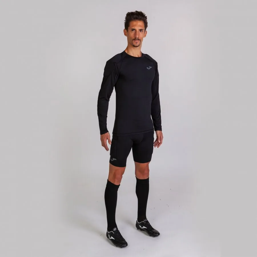 Shirt Protec Portero Langarm — Schwarz in Schwarz