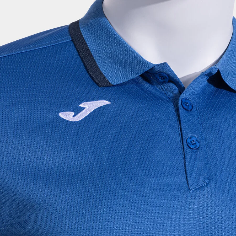 Combi Premium Polo — Royalblau-Marineblau in Royalblau-Marineblau, Detailansicht