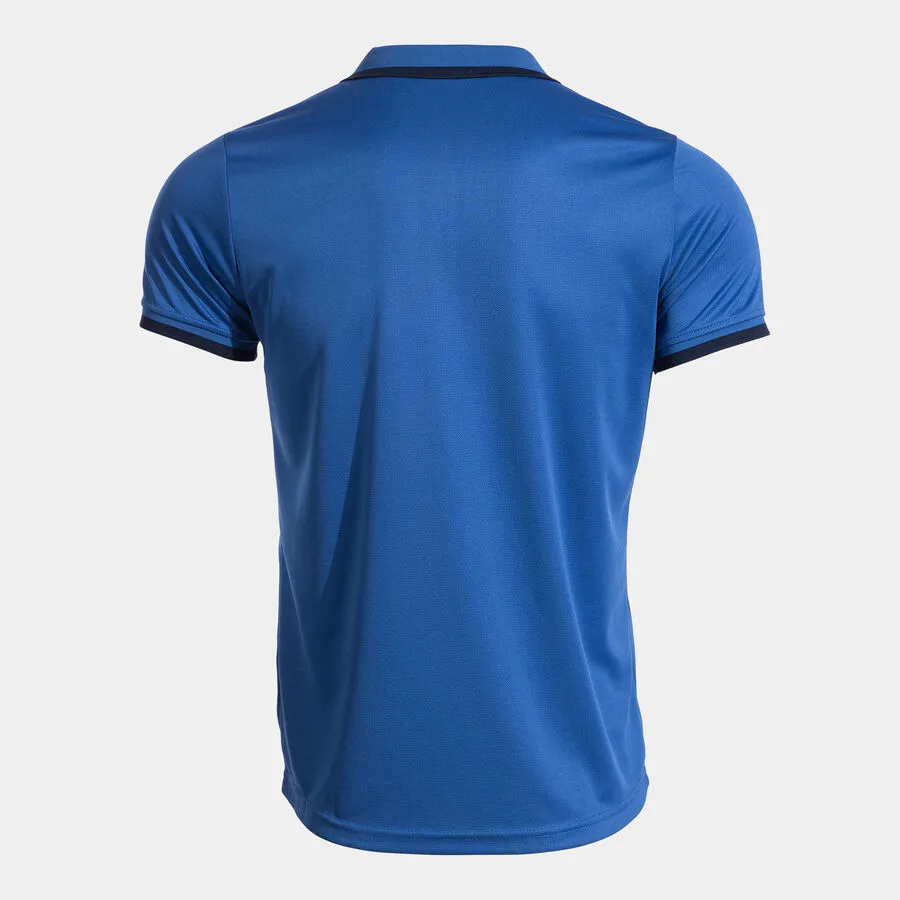 Combi Premium Polo — Royalblau-Marineblau in Royalblau-Marineblau, Rückansicht