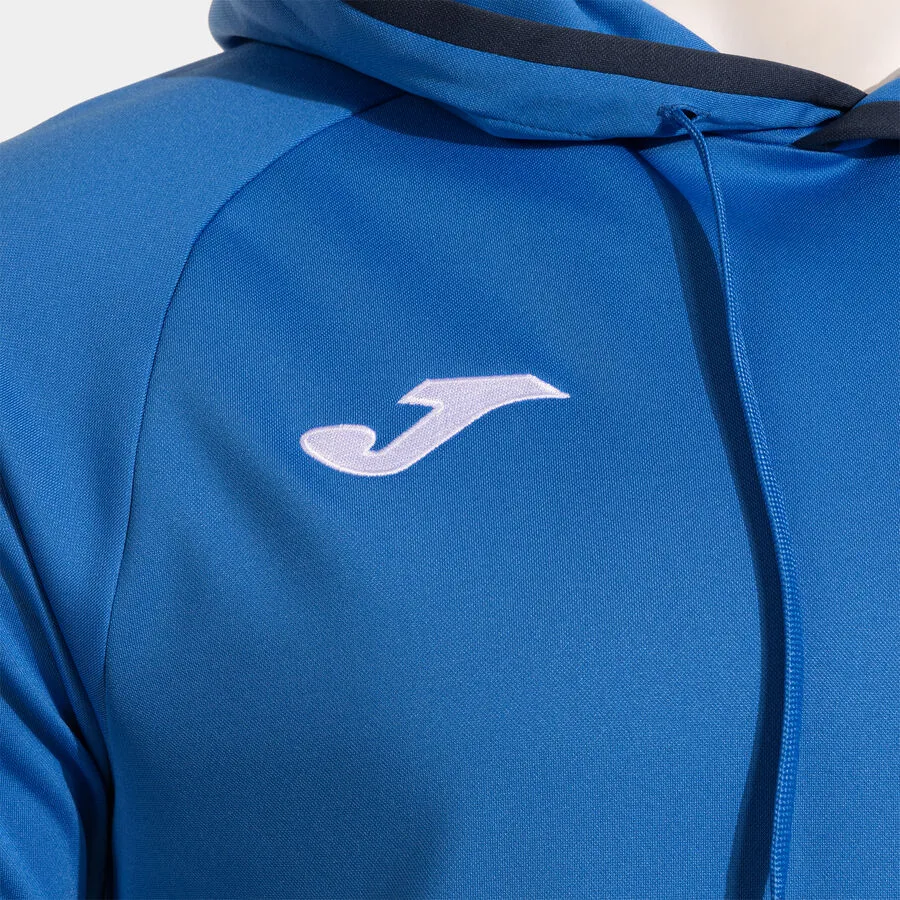 COMBI PREMIUM HOODIE — ROYALBLAU-MARINEBLAU in Royalblau-Marineblau, Detailansicht