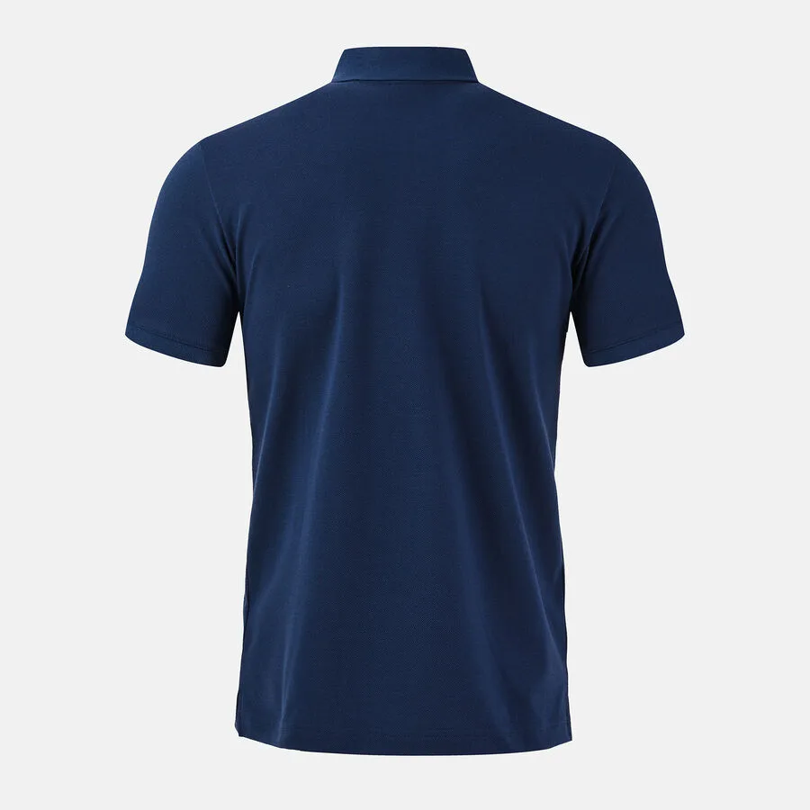 Bali III Polo — Marineblau in Marineblau, Rückansicht