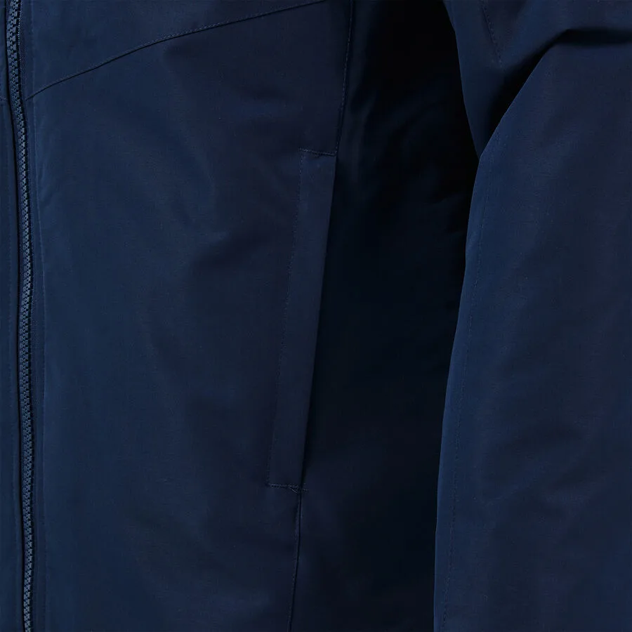 Trivor II Anorak — Marineblau in Marineblau, Detailansicht
